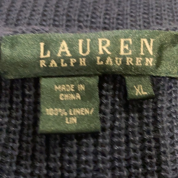 GUC Lauren Ralph Lauren Cardigan Sweater with Matching Sweater Cami XL - Picture 10 of 12